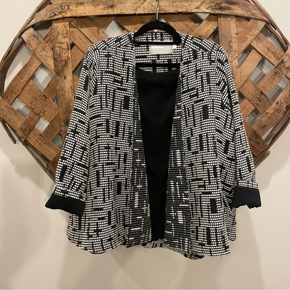 Hunter Bell Open Front Swing Style Jacket Size Large - Picture 1 of 11